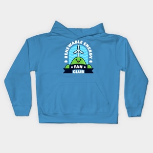 Renewable Energy Fan Club - Cute Fan Pun Kids Hoodie